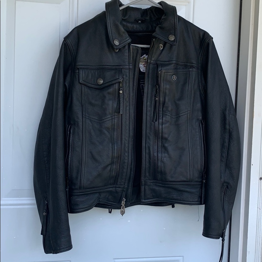 Harley Davidson leather coat